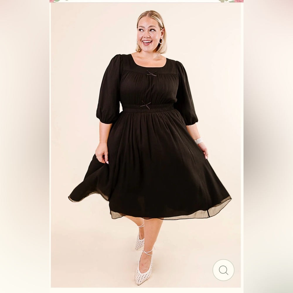 DO-RE-MI Dress in Black. Ivy City Co.